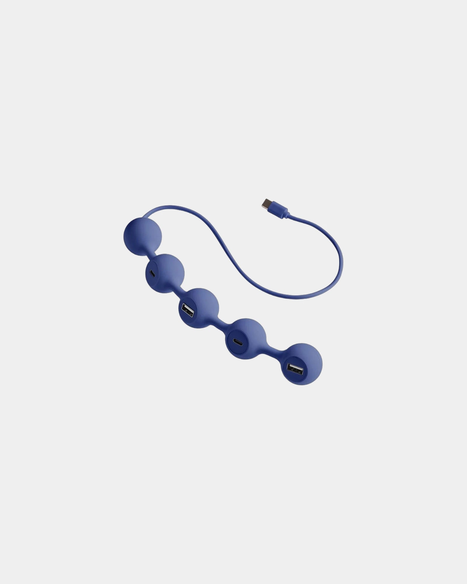 Hub USB-C Lexon Peas Hub-C à personnaliser - Dark Blue